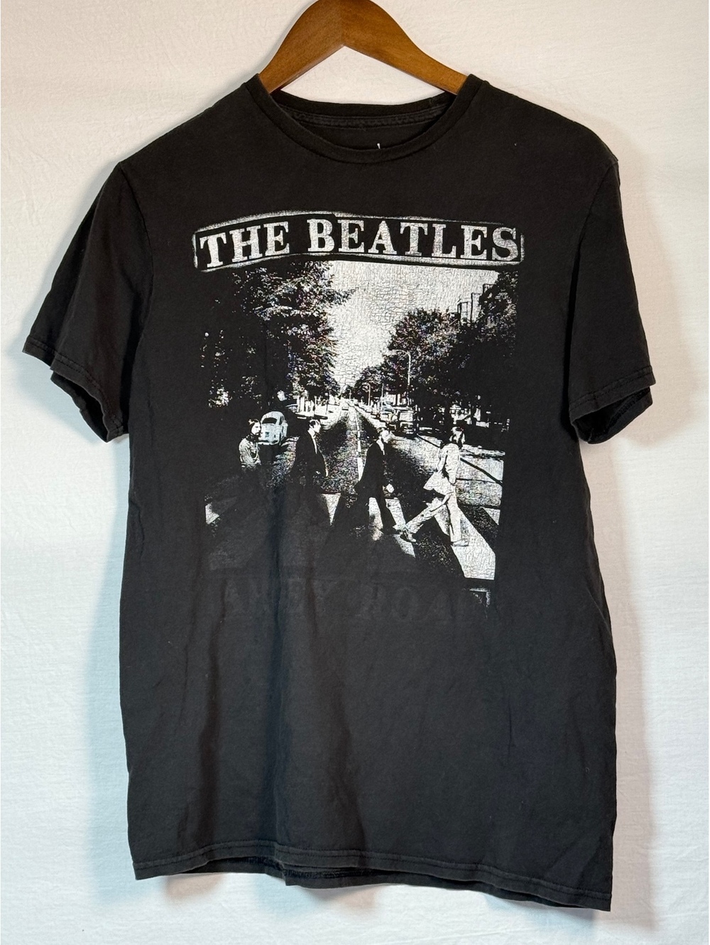 The Beatles Abbey Road Black Graphic Tee Men’s M